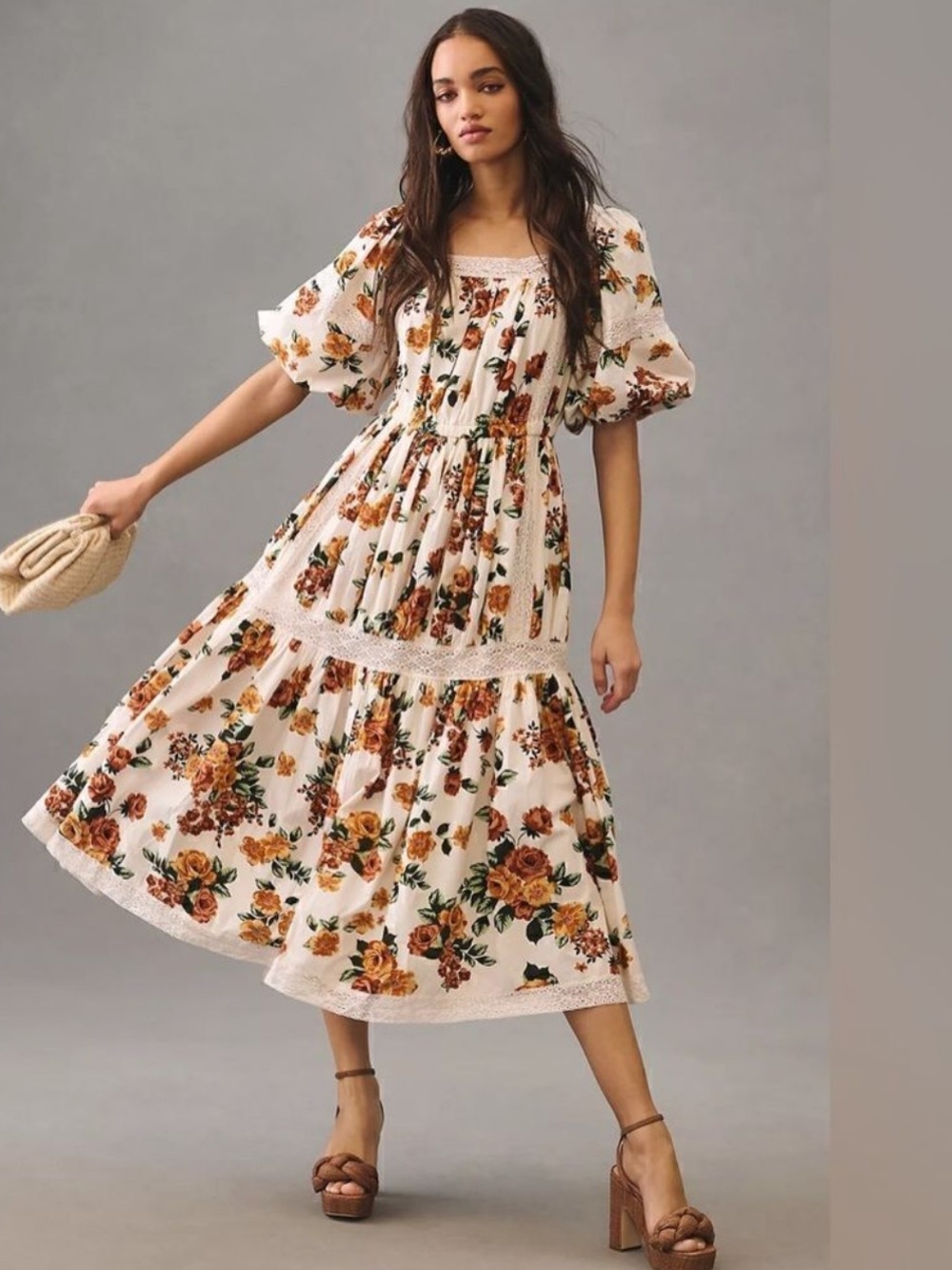 🔥 Mille Tiered Square-Neck Dress - Picture 4 of 4
